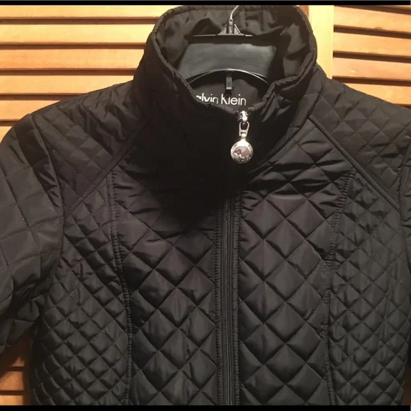 Calvin Klein Black Quilted Jacket - Picture 3 of 8